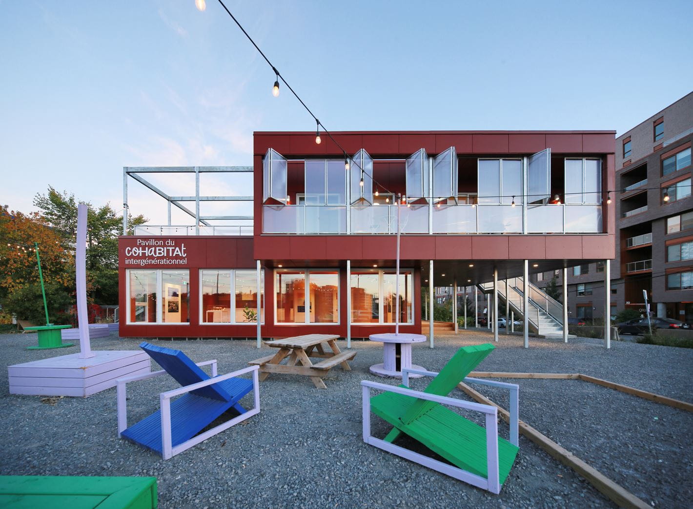 Pavillon du cohabitat intergénérationnel