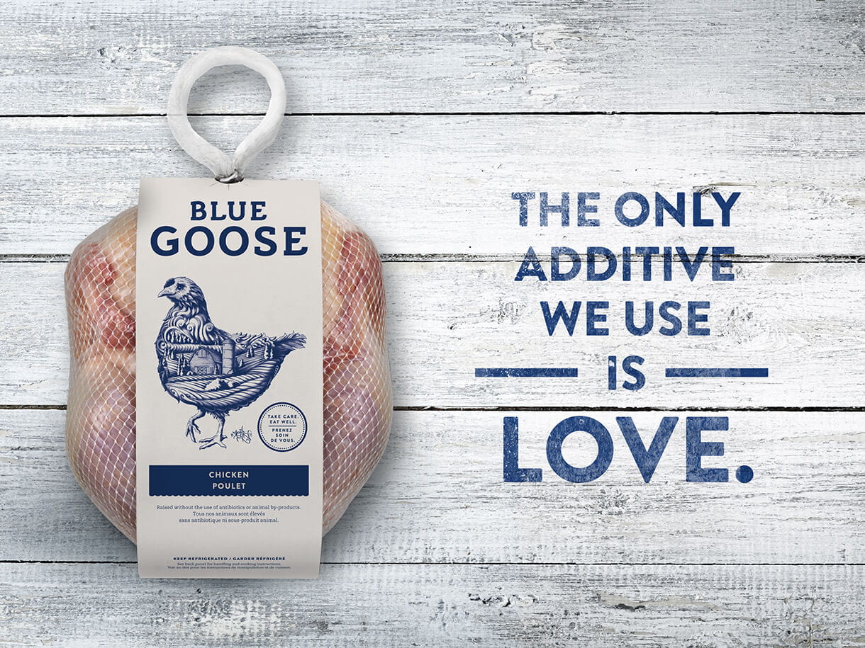 New brand identity for Blue Goose