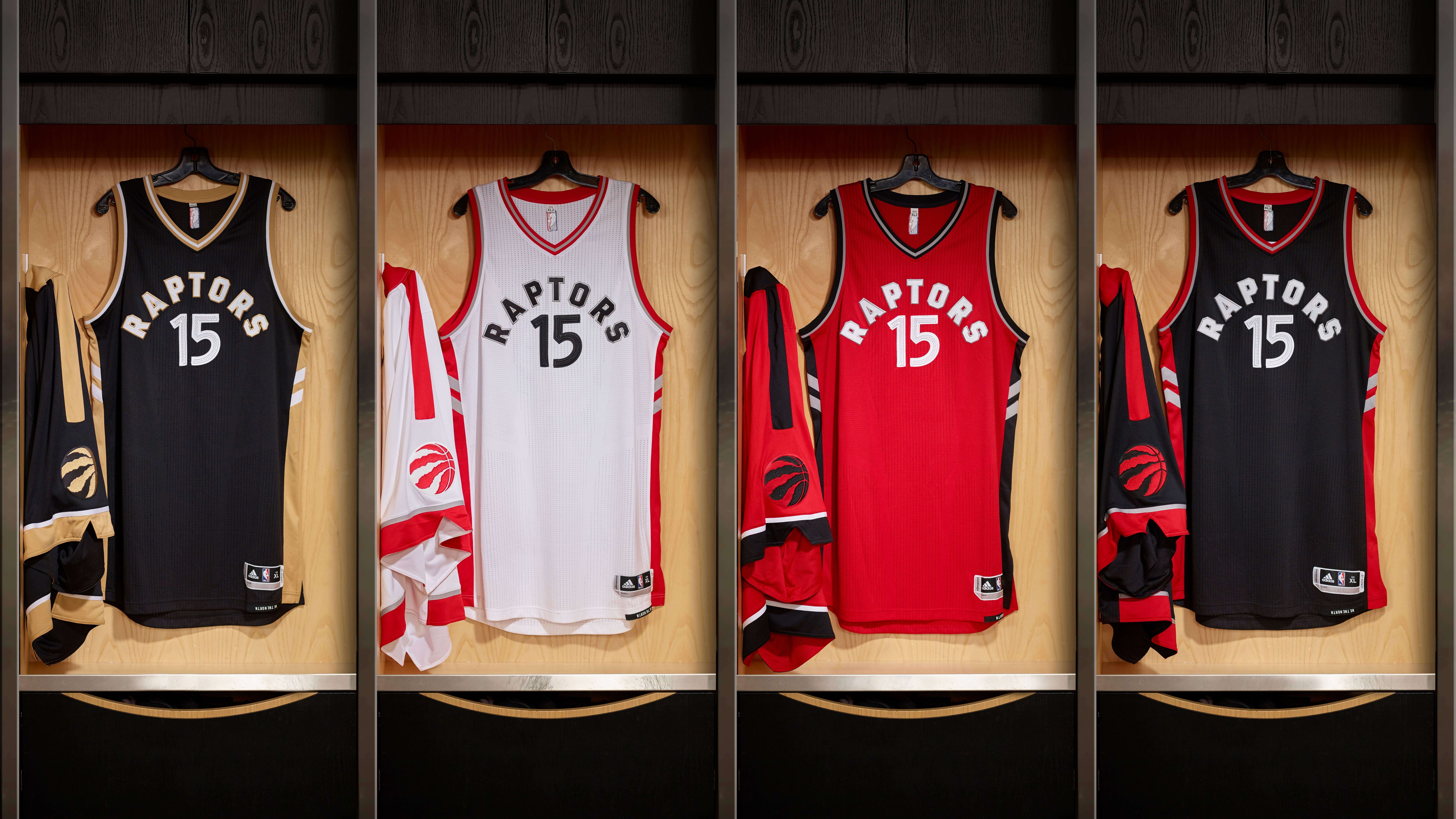 raptors red and white north jersey