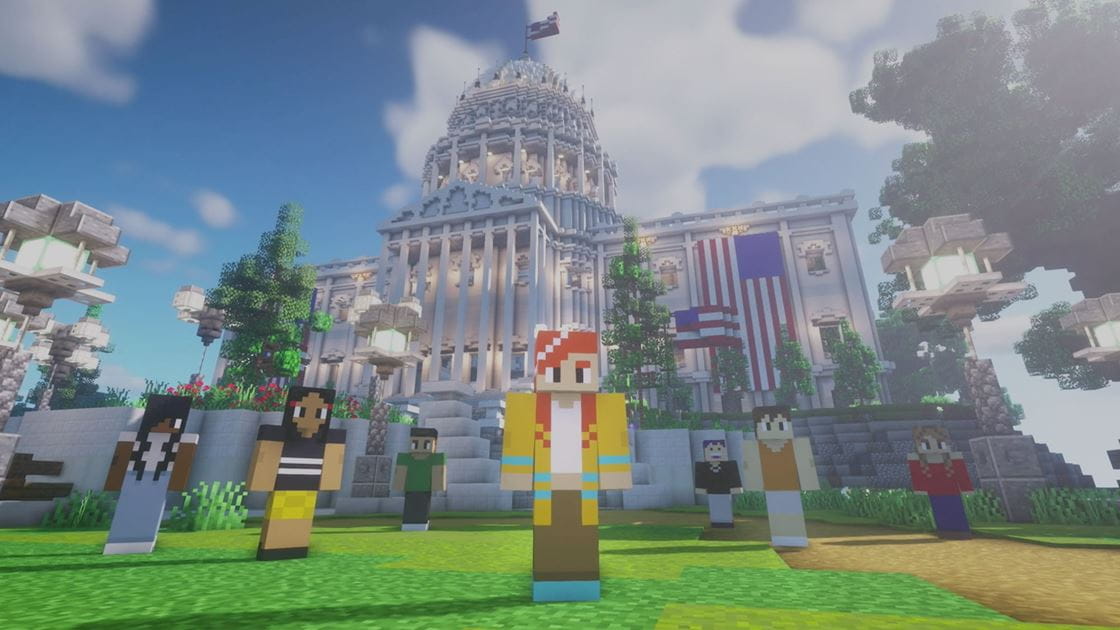 Election Build Minecraft Build the Vote